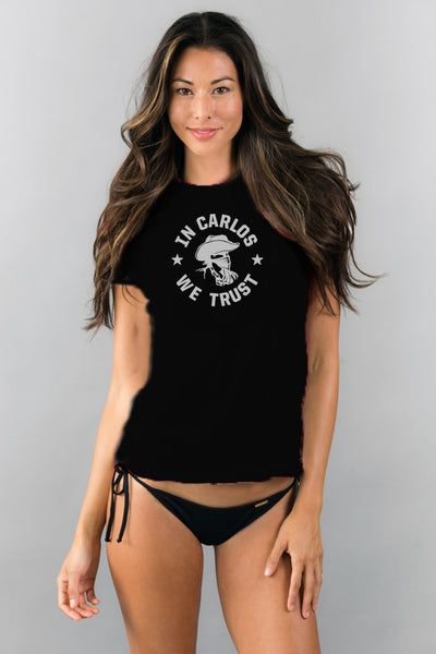 In Carlos We Trust - Unisex Black Tee